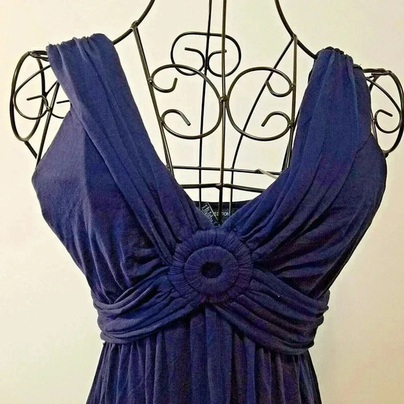 Max Edition Maxi Dress Small Women's Navy Blue - Picture 3 of 7